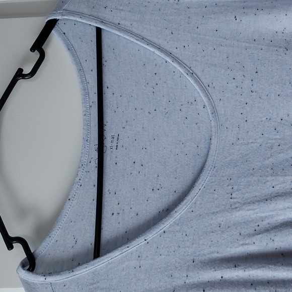 A:Glow xl maternishort sleeve top blue with black dots throughout - Picture 3 of 8